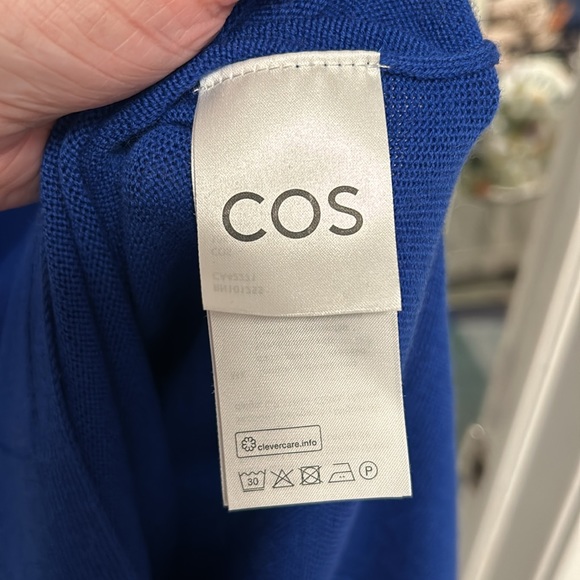 COS Cobalt Blue Knit Dress - Picture 7 of 8